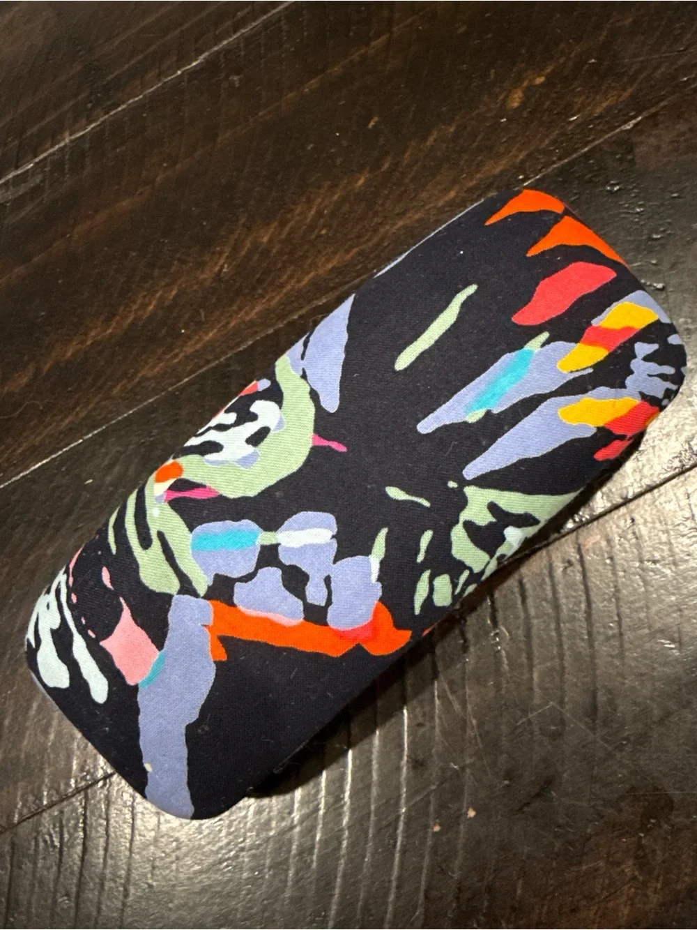 Vera Bradley Hard Eyeglass Case Floral Palm Print Clamshell Glasses Box Preowned